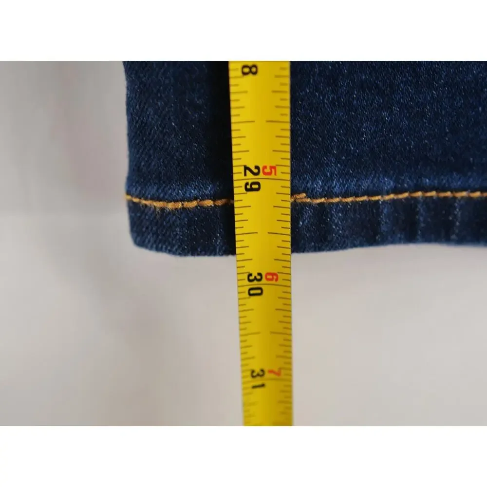 Levis 502 Taper Fit Stretch Jeans Mens 38x30 NWT Dark Wash Indigo Blue Denim